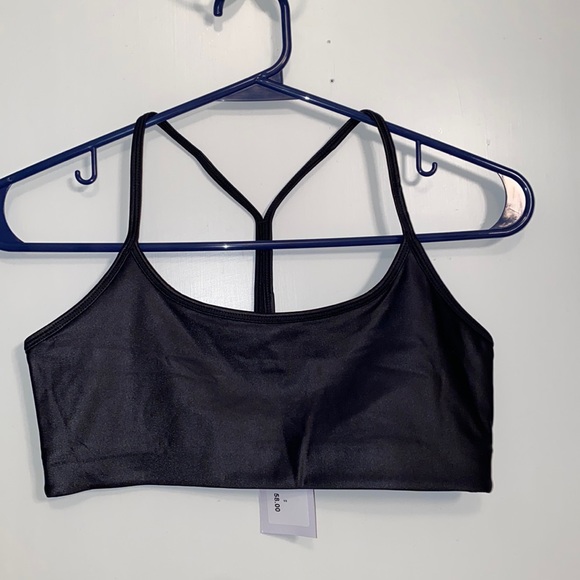 All Access Chorus Bra in black shine nwt